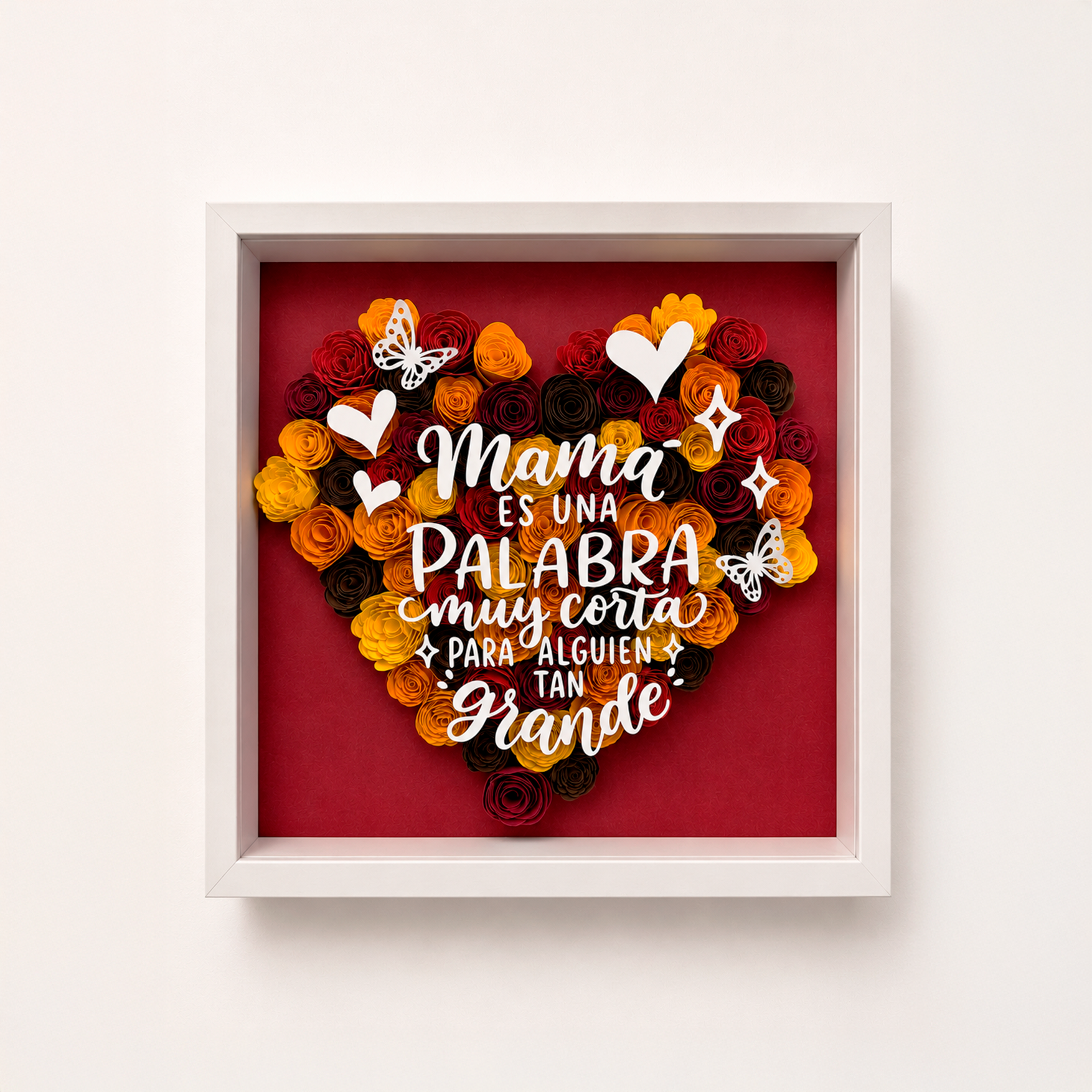 Corazón personalizado en relieve