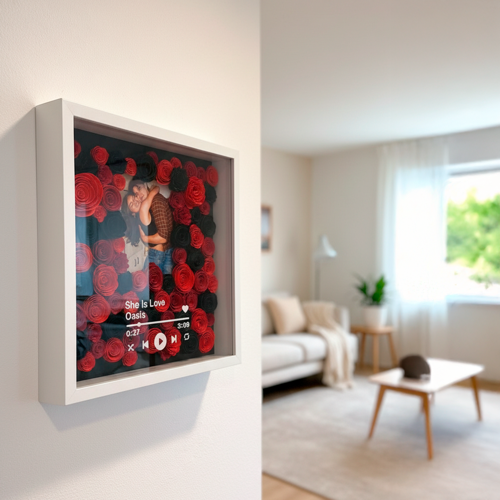 Fotografía en composición floral