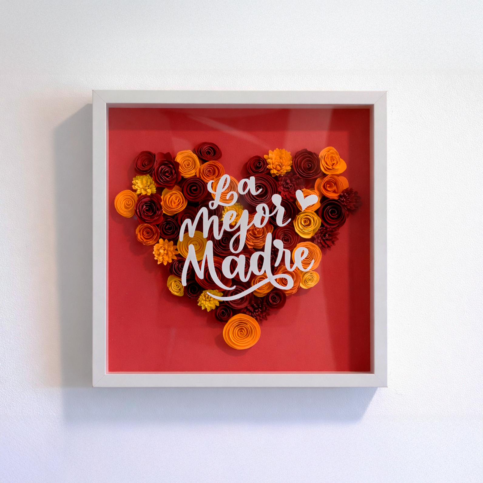 Corazón personalizado en relieve